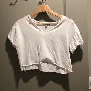 V-neck Crop Top